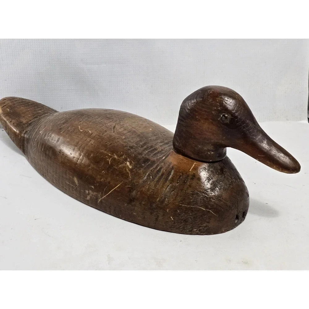 Vintage/Antique Wood Duck Decoy Hunting Float 15